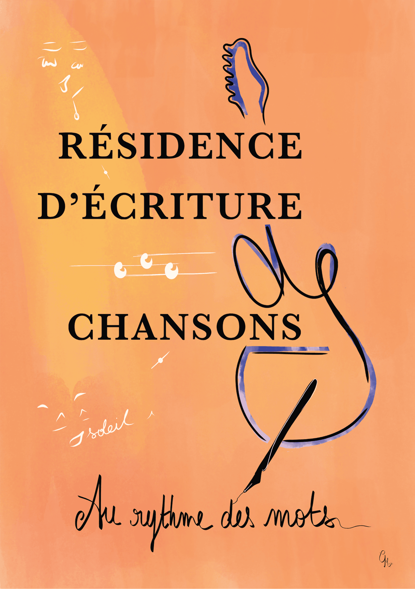 Première page du livret numérique de la résidence d'écriture à la BU des Fenouillères